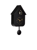 Karlsson Solo Cuckoo Analogue Pendulum Wall Clock, Black