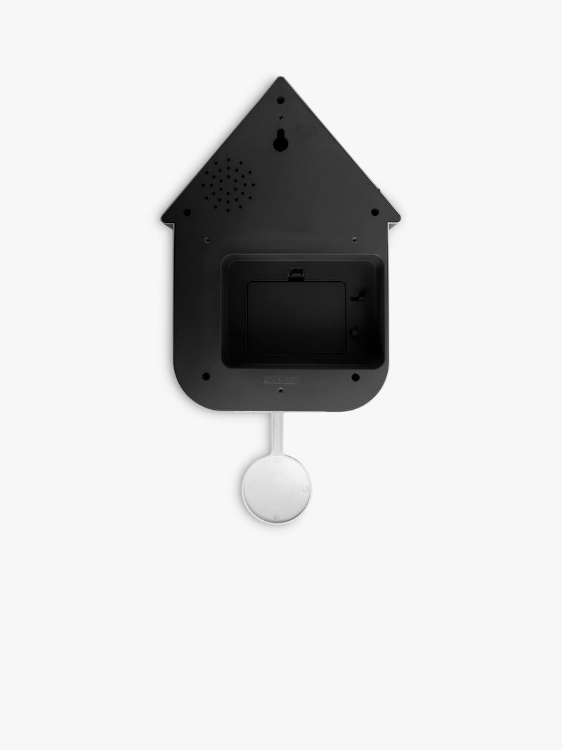Karlsson Solo Cuckoo analogue pendulum wall clock, matte finish (British brand)