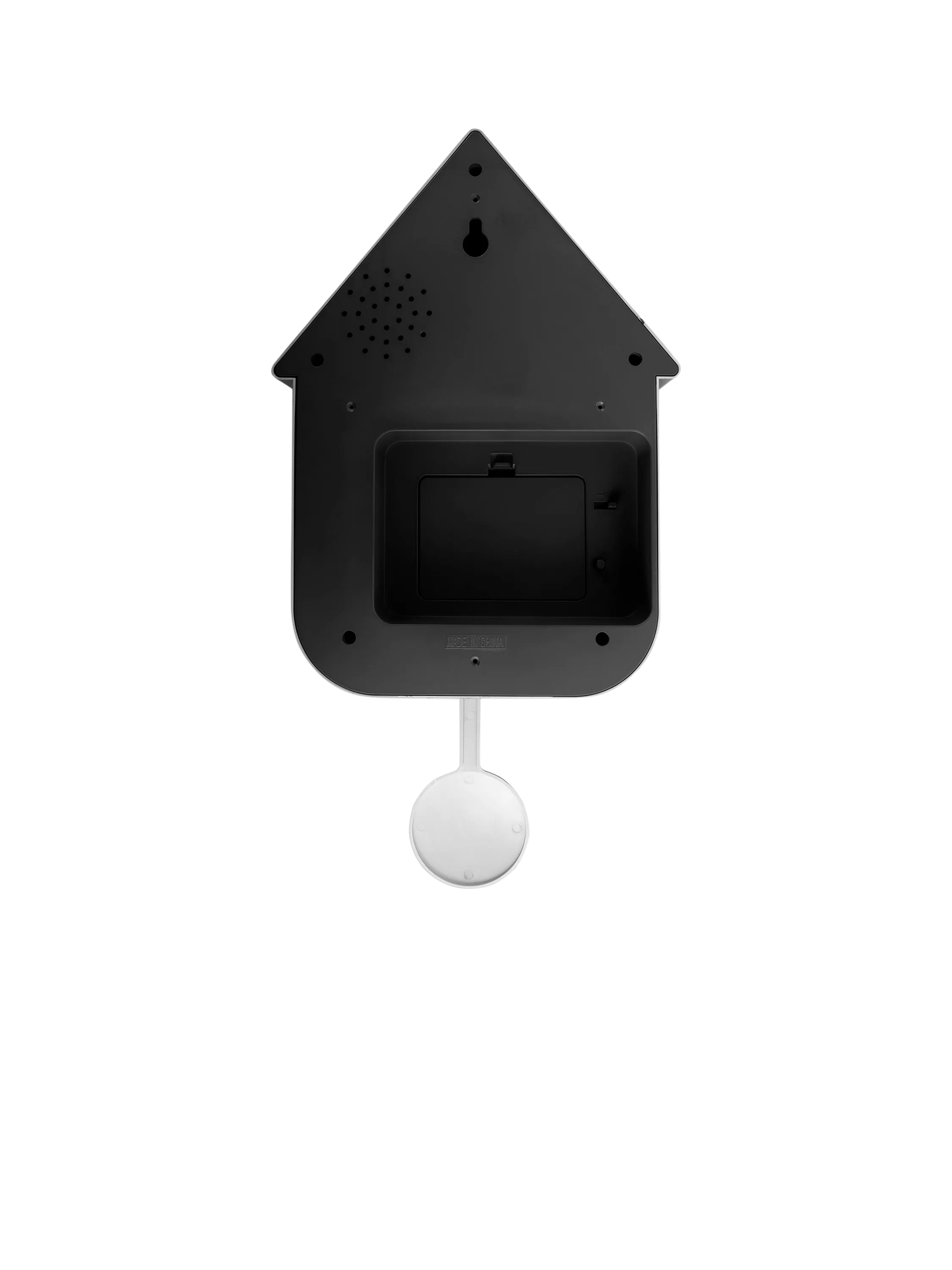 Karlsson Solo Cuckoo analogue pendulum wall clock, matte finish (British brand)