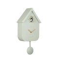Karlsson Solo Cuckoo Analogue Pendulum Wall Clock, Grayed Jade