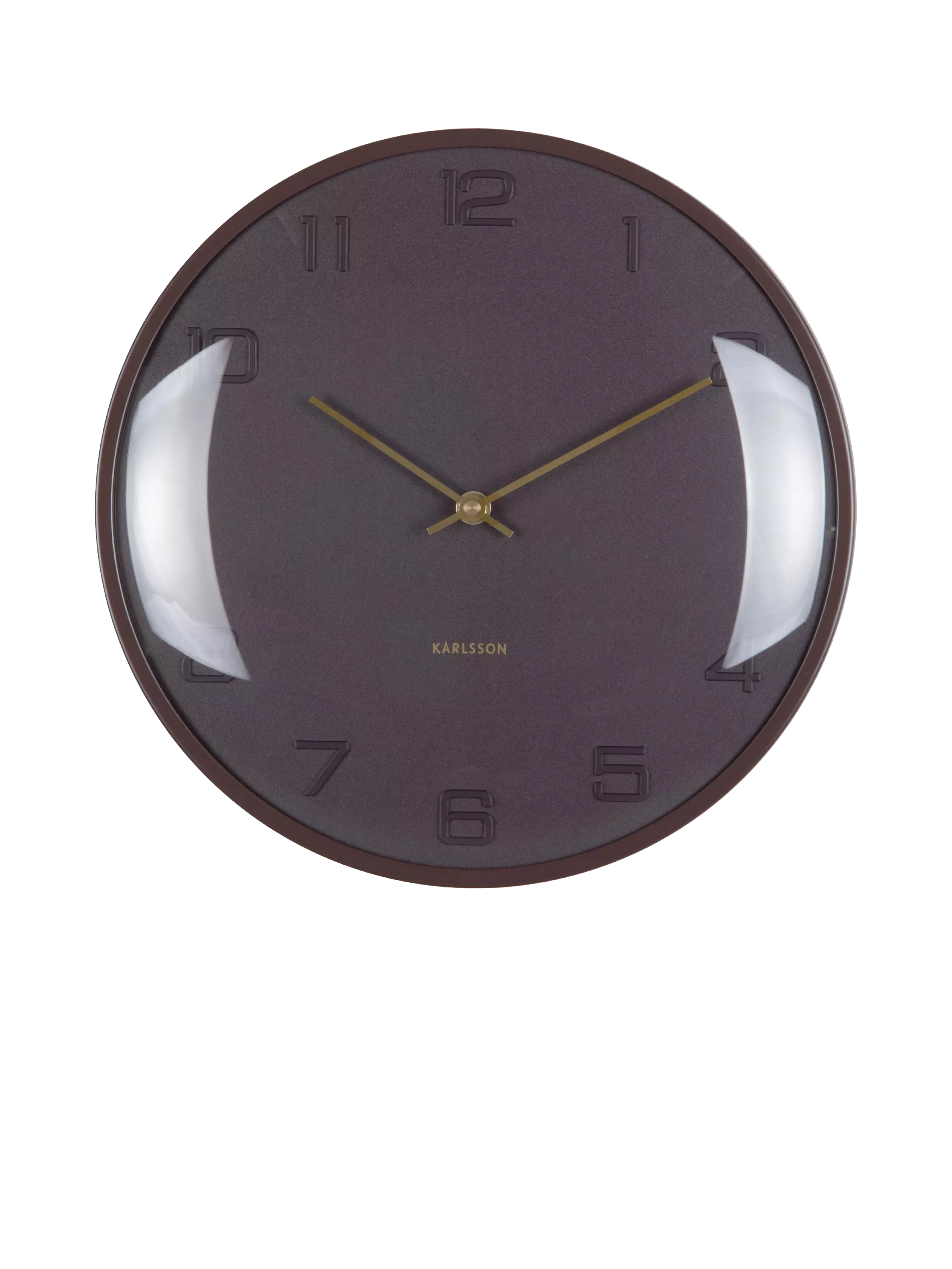 Karlsson Fuerte Dome wall clock 30.5cm, UK version