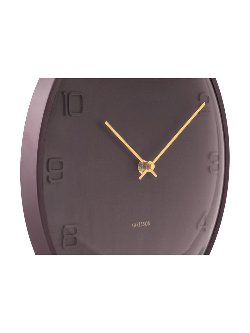 Karlsson Fuerte Dome wall clock 30.5cm, UK version