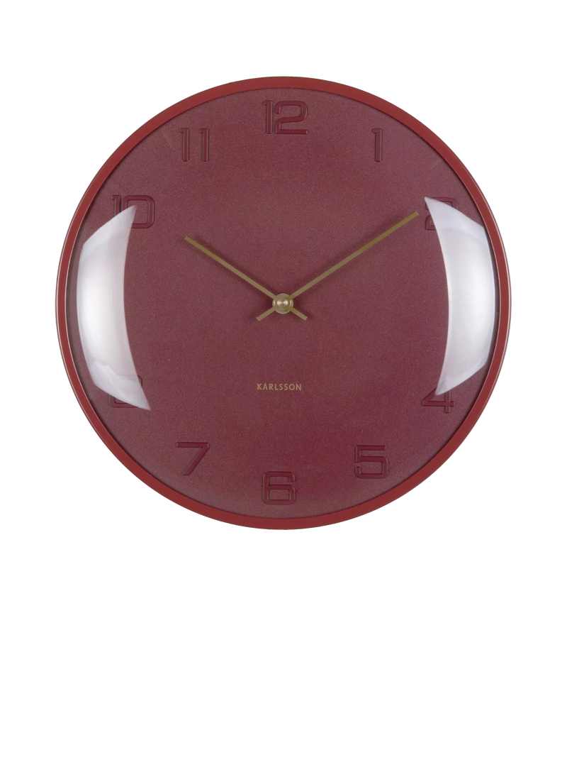 Karlsson Fuerte Dome Analogue Wall Clock, 30.5cm