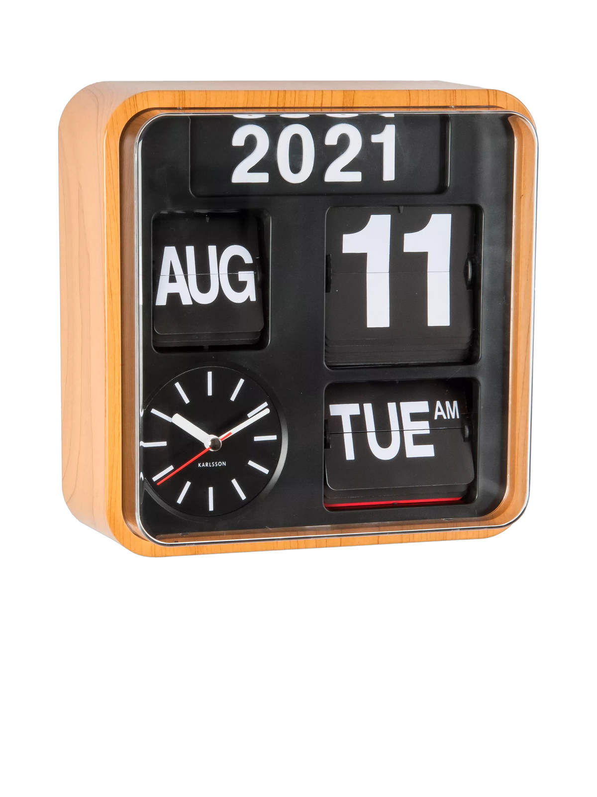 Karlsson Mini Flip wall clock 24cm, UK version