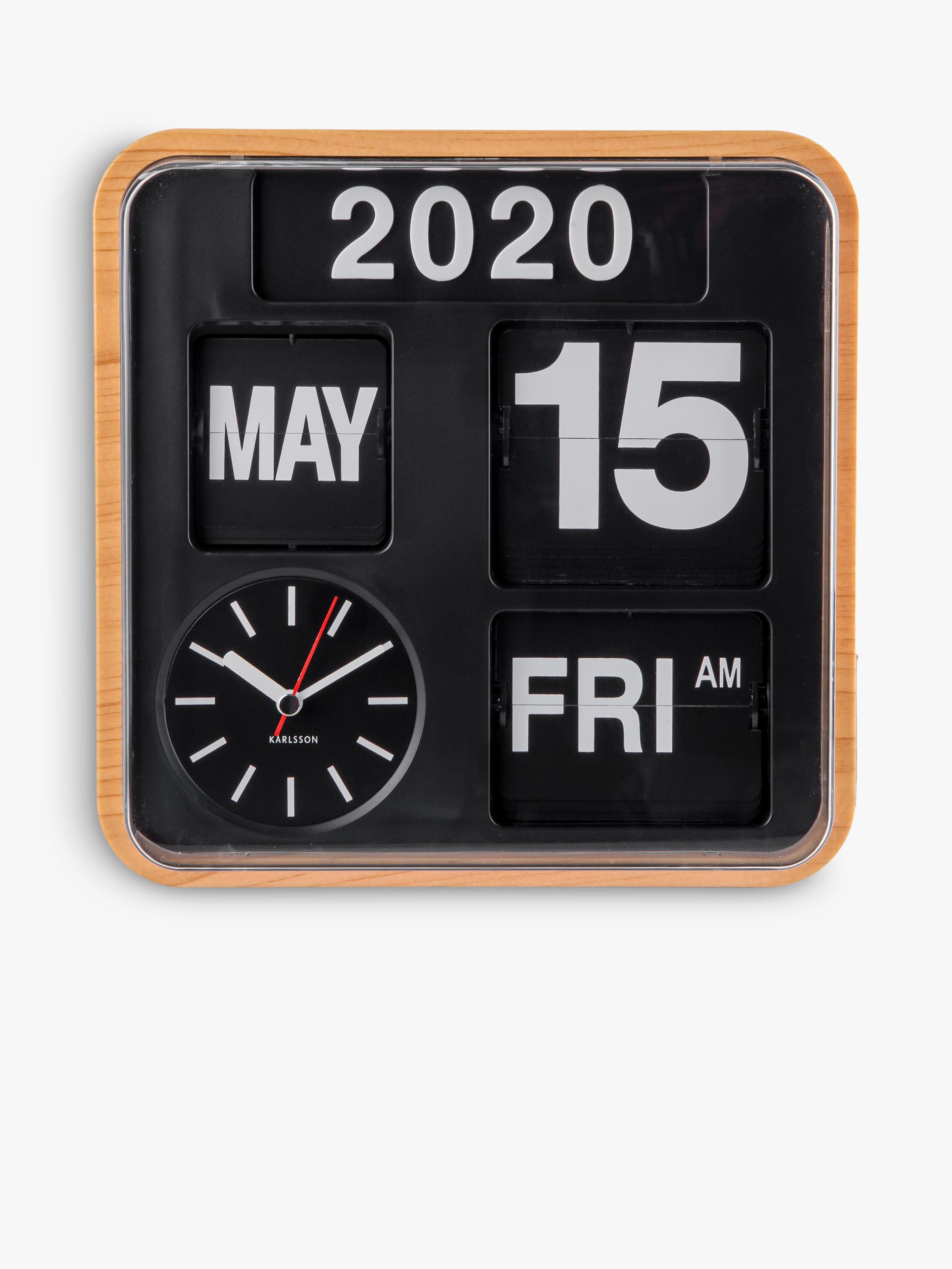 Karlsson Mini Flip wall clock 24cm, UK version
