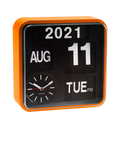 Karlsson Mini Flip Square Analogue Wall Clock, 24cm