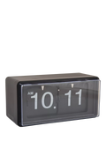 Karlsson retro boxed flip analogue clock, imported from the UK