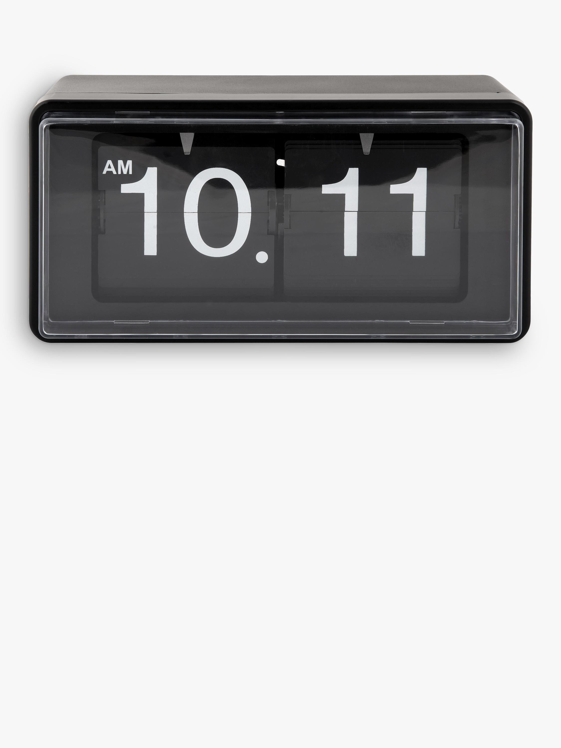 Karlsson retro boxed flip analogue clock, imported from the UK