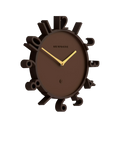 Newgate Monorail wall clock 40cm mocha brown - British product