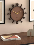 Newgate Monorail wall clock 40cm mocha brown - British product