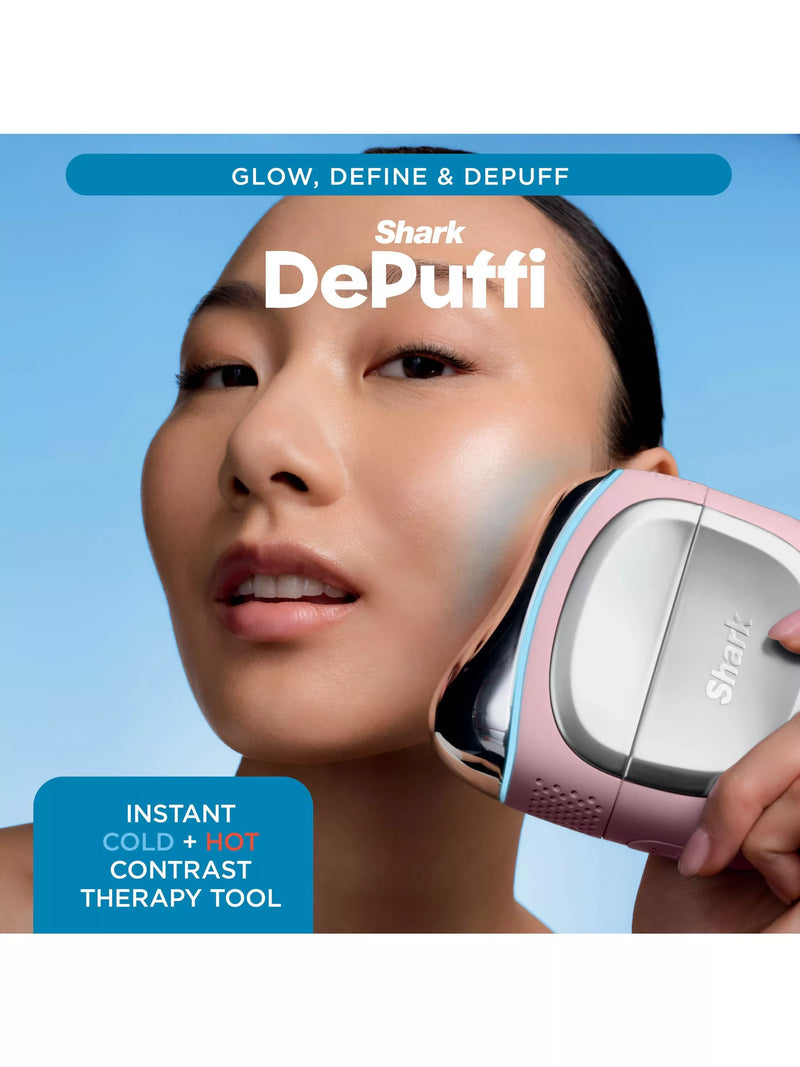 Shark DePuffi contrast therapy sculpting tool peony pink - British product