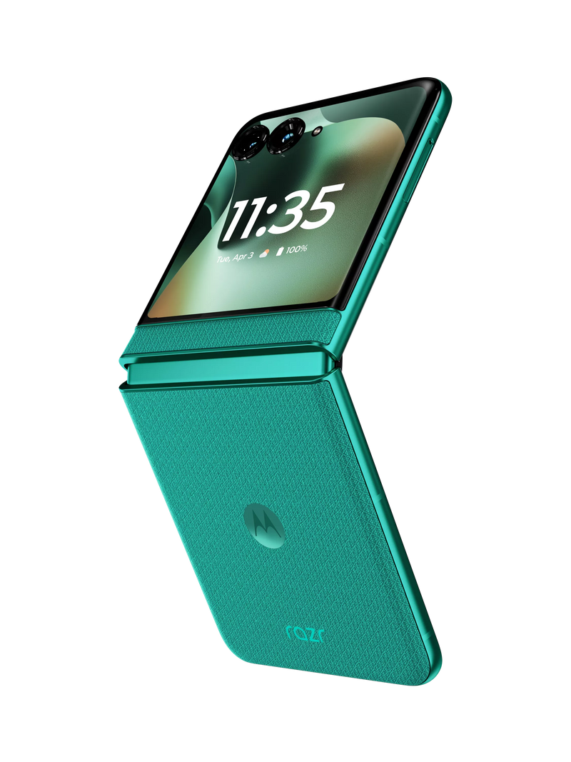 Motorola Razr 70 foldable smartphone 256GB Sporting Green - British product