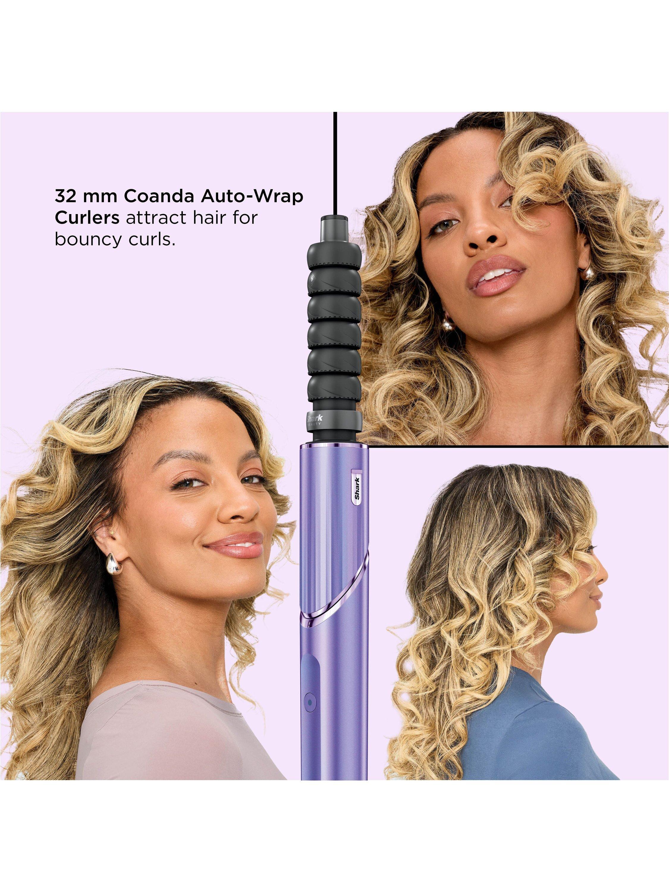 Shark FlexStyle 4-in-1 styling wand Orchid Sunrise, imported from the UK