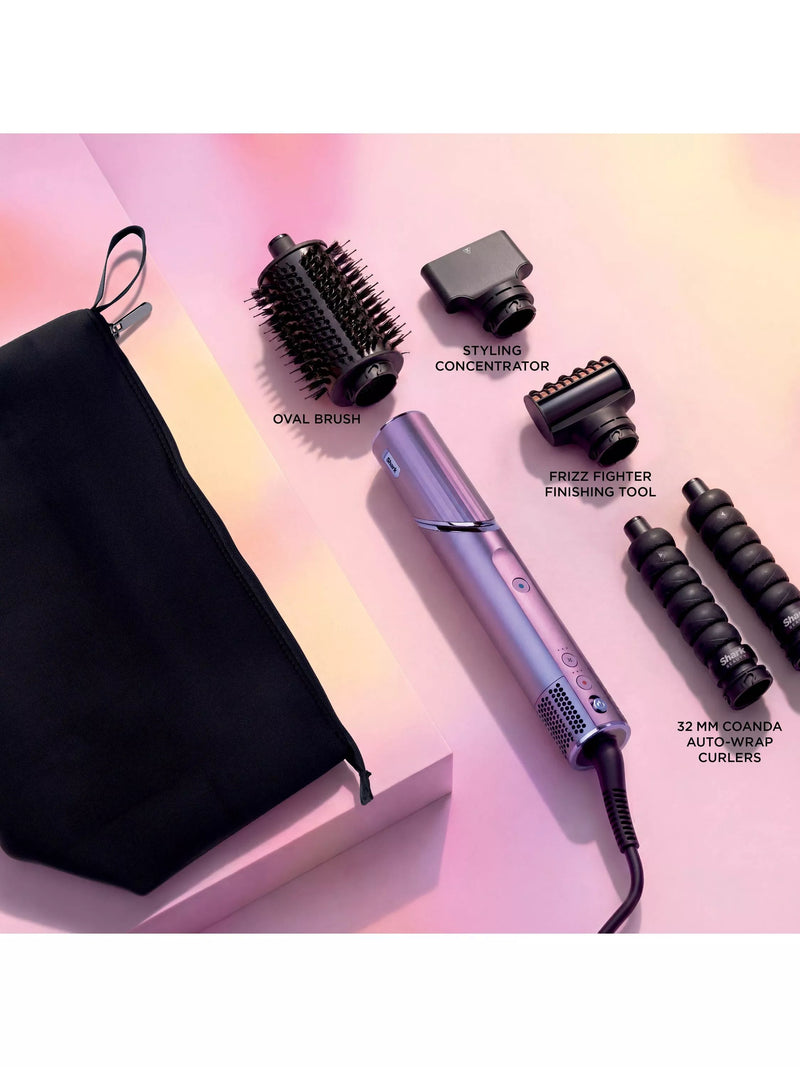 Shark FlexStyle 4-in-1 styling wand Orchid Sunrise, imported from the UK