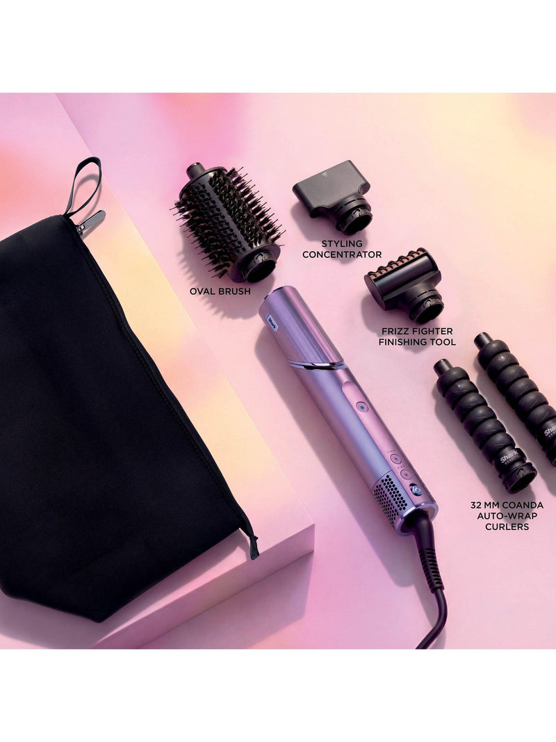 Shark FlexStyle 4-in-1 styling wand Orchid Sunrise, imported from the UK