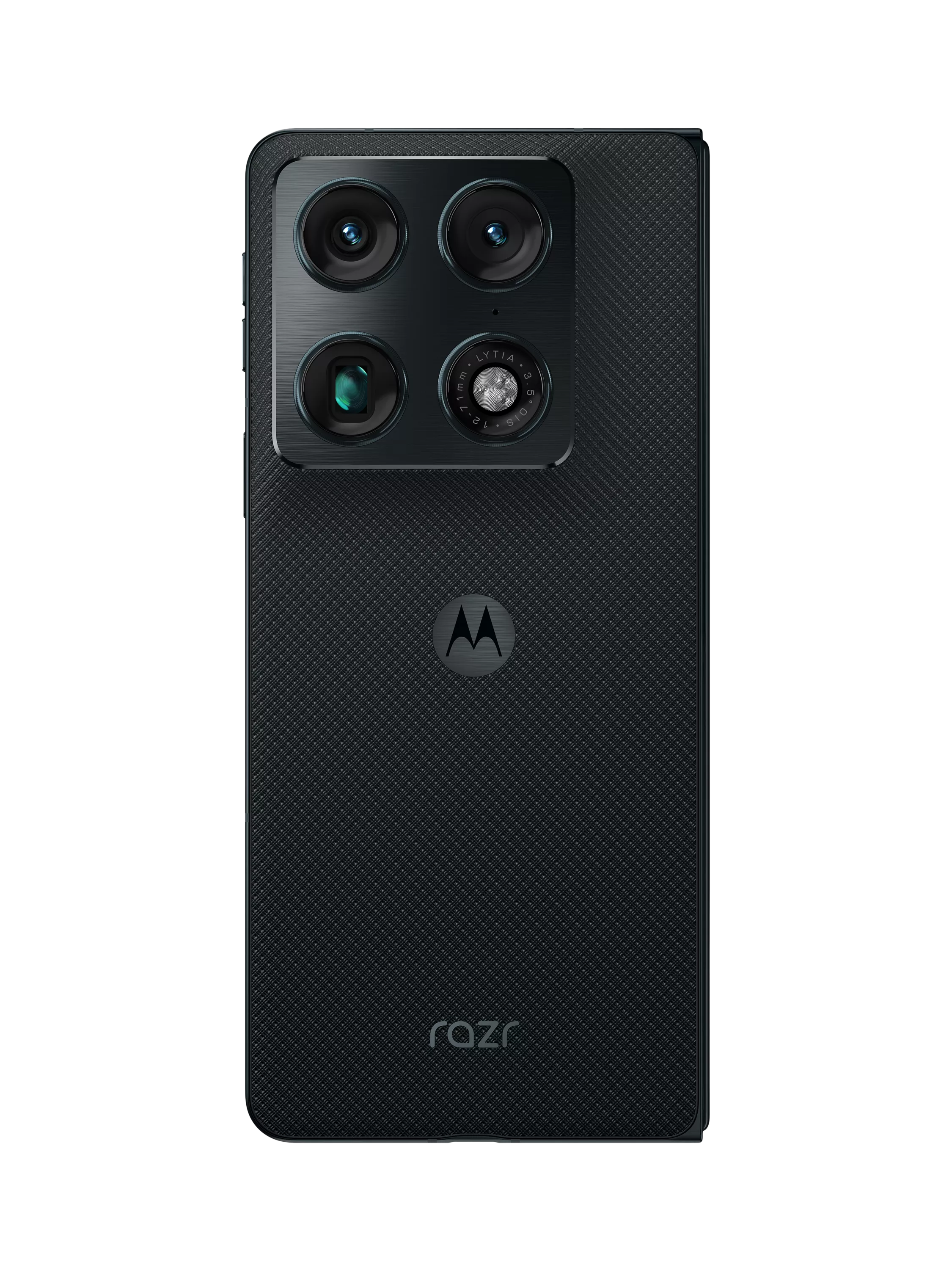 Motorola Razr Fold foldable smartphone in Blackend Blue - British product