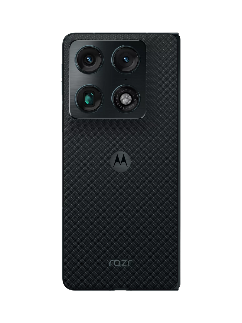 Motorola Razr Fold foldable smartphone in Blackend Blue - British product