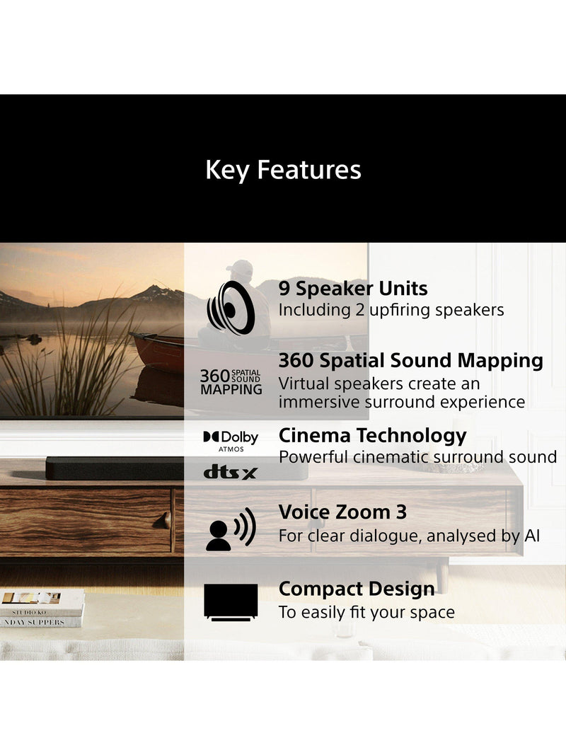 Sony BRAVIA Theatre Bar 7 soundbar, imported from the UK