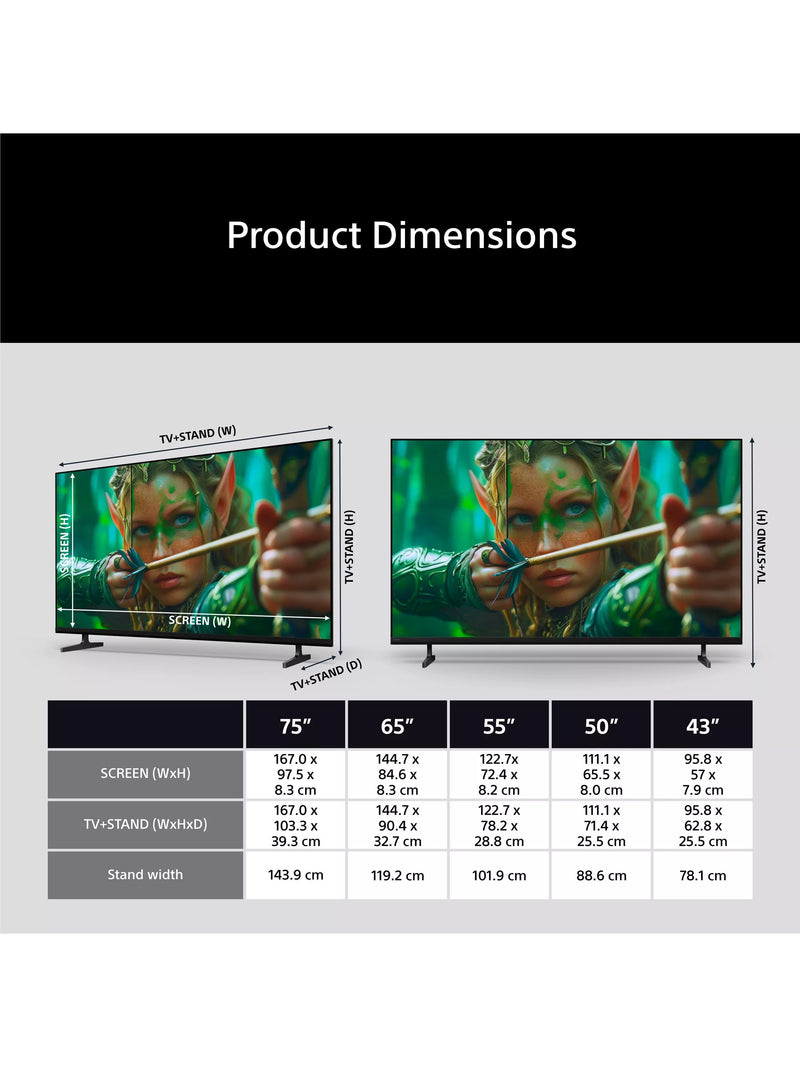 Sony Bravia 2 II 4K TV 50 inch, imported from the UK