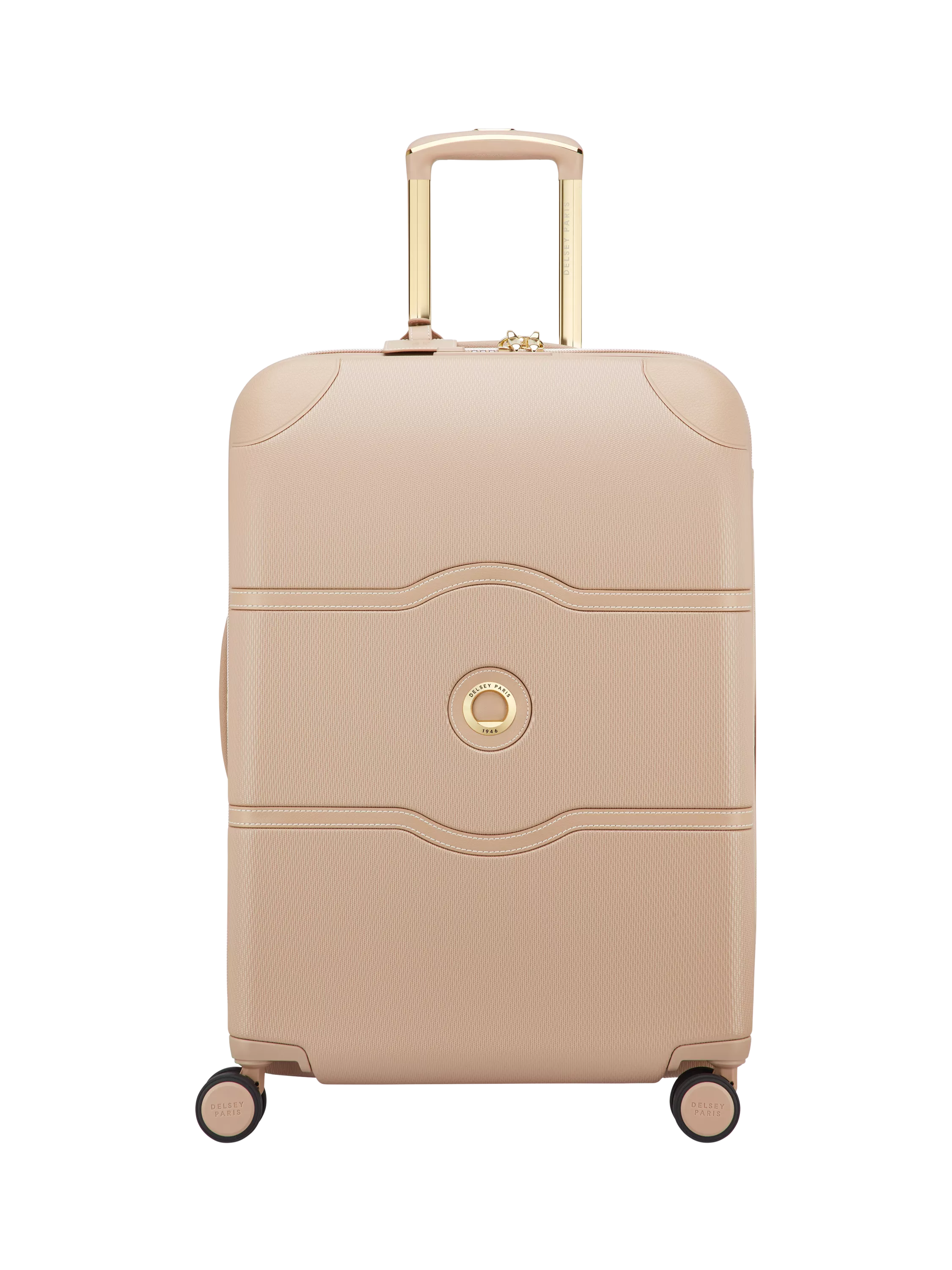 DELSEY Chatelet Air 2.0 suitcase 66cm Beige Rose - British product