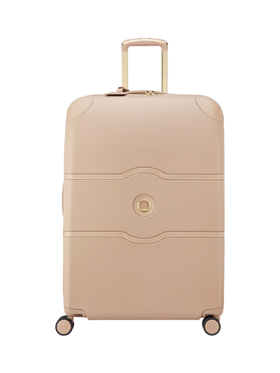 John Lewis Delsey Limited Edition Chatelet Air 2.0 76cm Check-In Expandable Suitcase, Beige Rose- Buy online at McGrocer