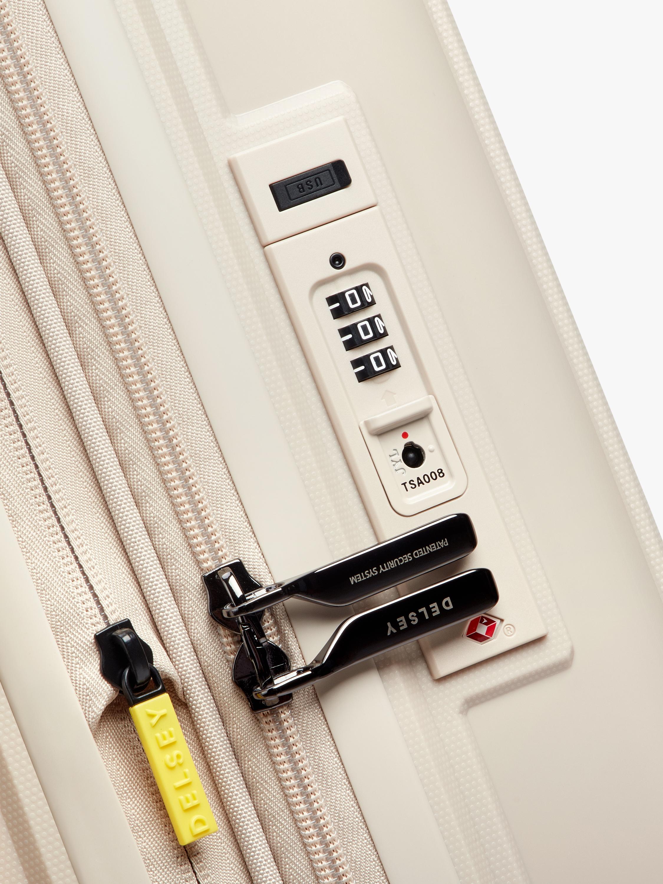 DELSEY Lutece hard-sided cabin case 55cm, imported from the UK
