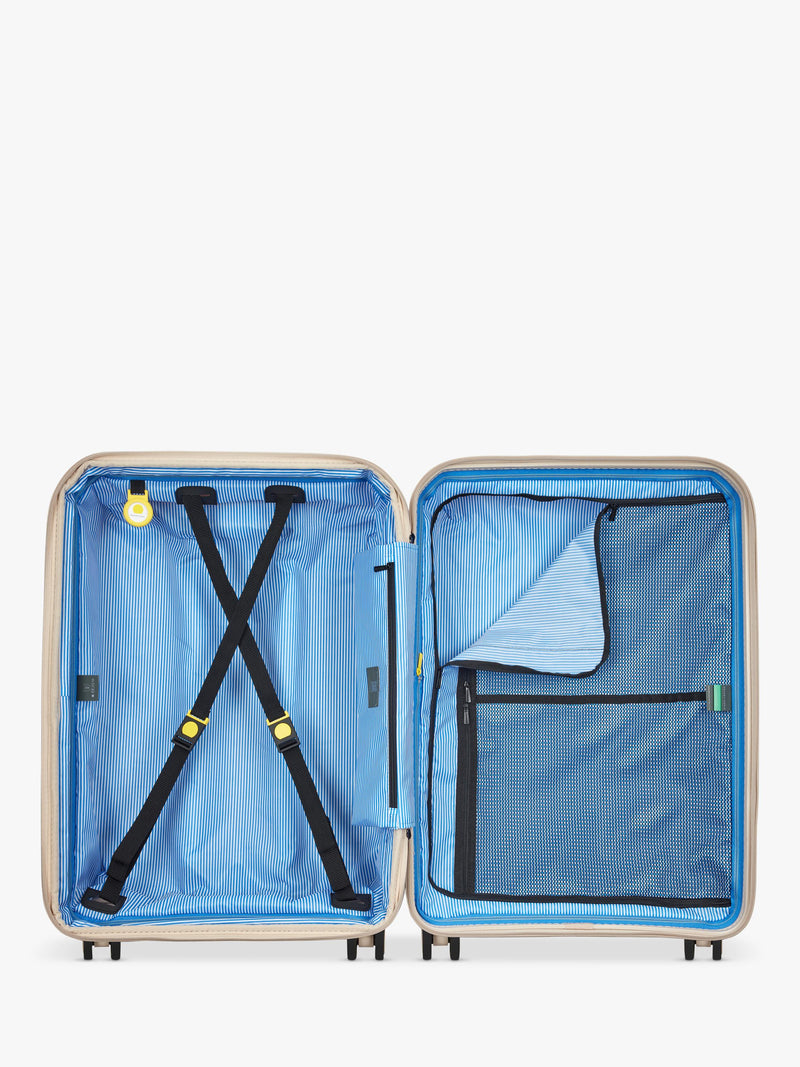 DELSEY Lutece medium expandable suitcase 69cm, imported from the UK