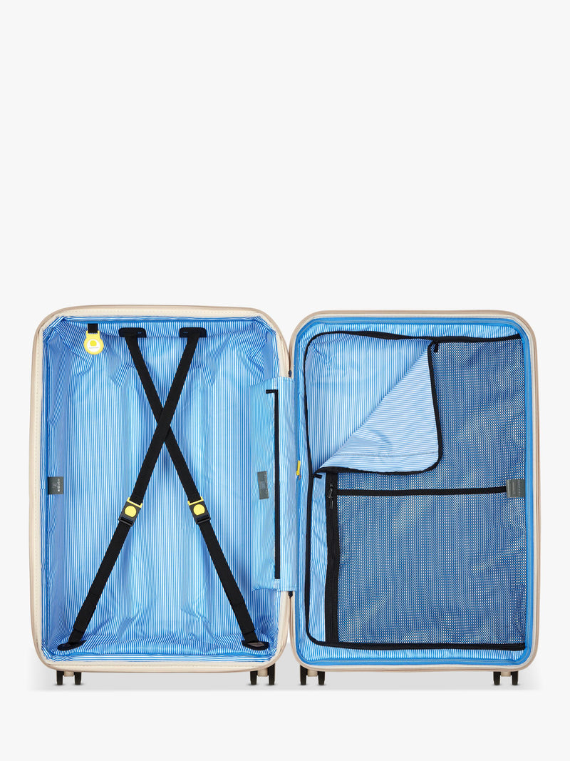 DELSEY Lutece large expandable suitcase 4-wheel - British product