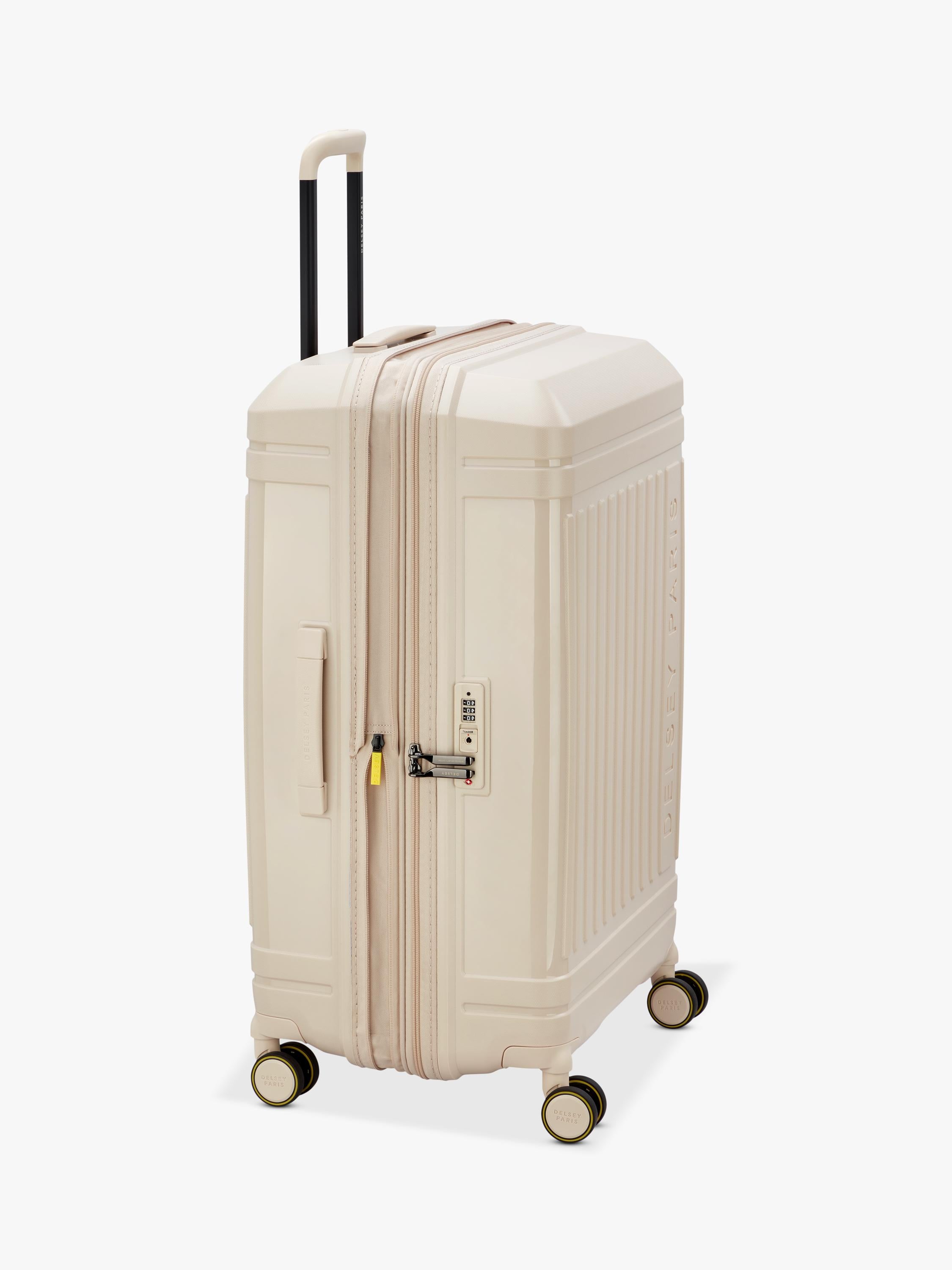 DELSEY Lutece large expandable suitcase 4-wheel - British product