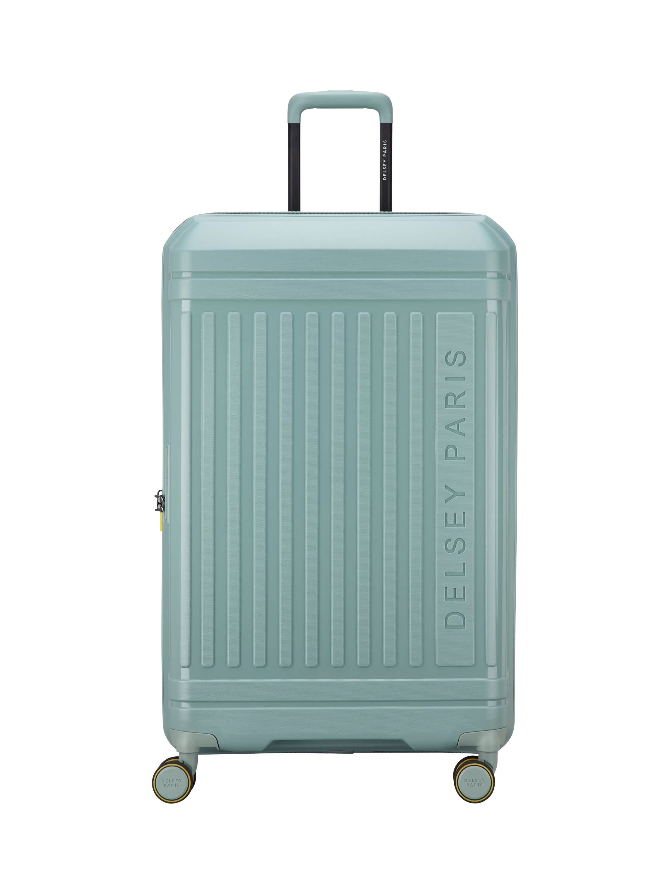DELSEY Lutece 4-Wheel 81cm Expandable Large Suitcase, Sage Green