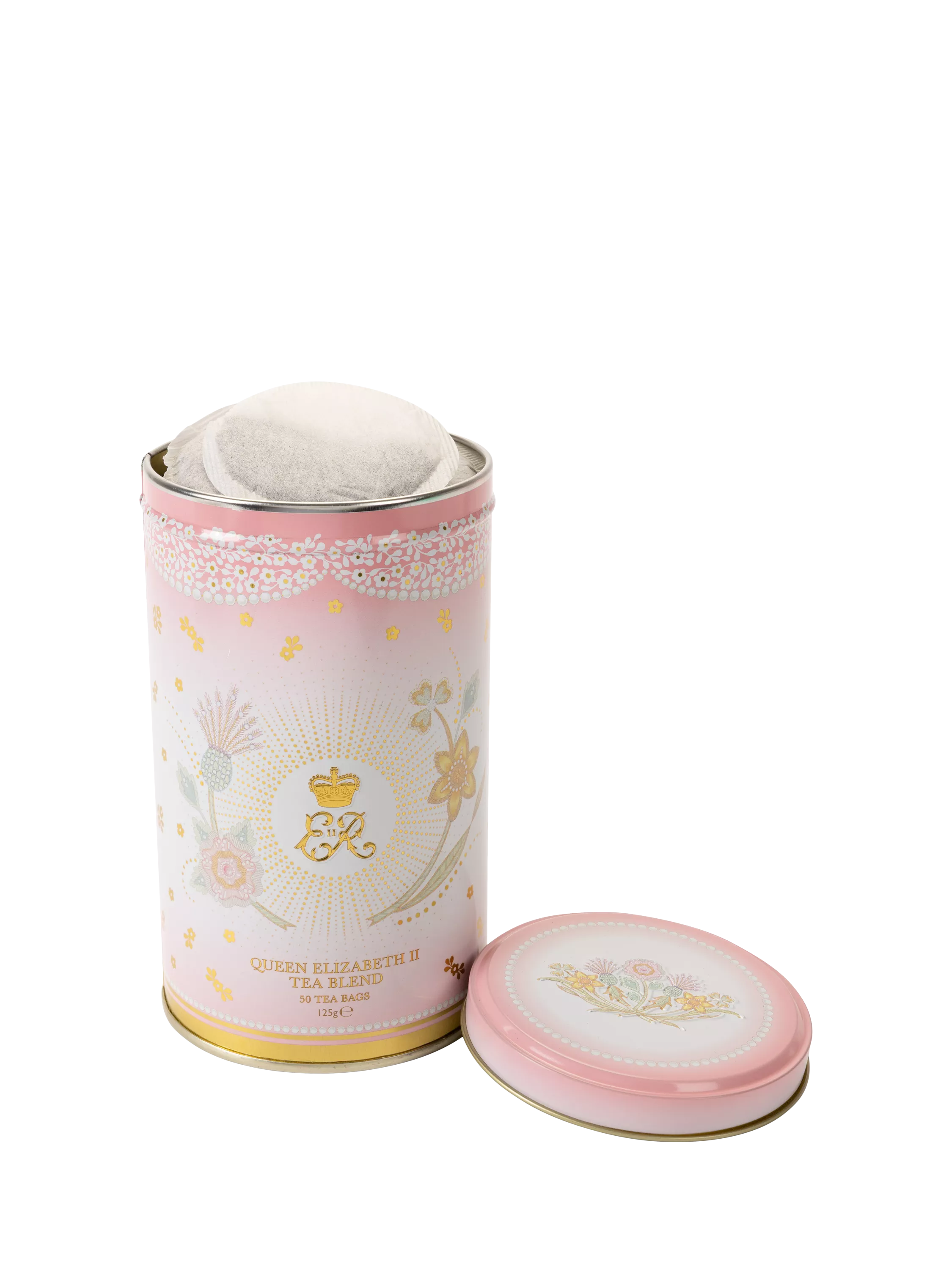 Royal Collection Queen Elizabeth II centenary tea caddy 125g - British product
