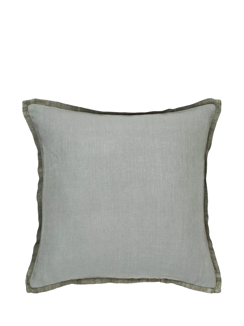 OKA cushion sage 51x51cm, imported from the UK