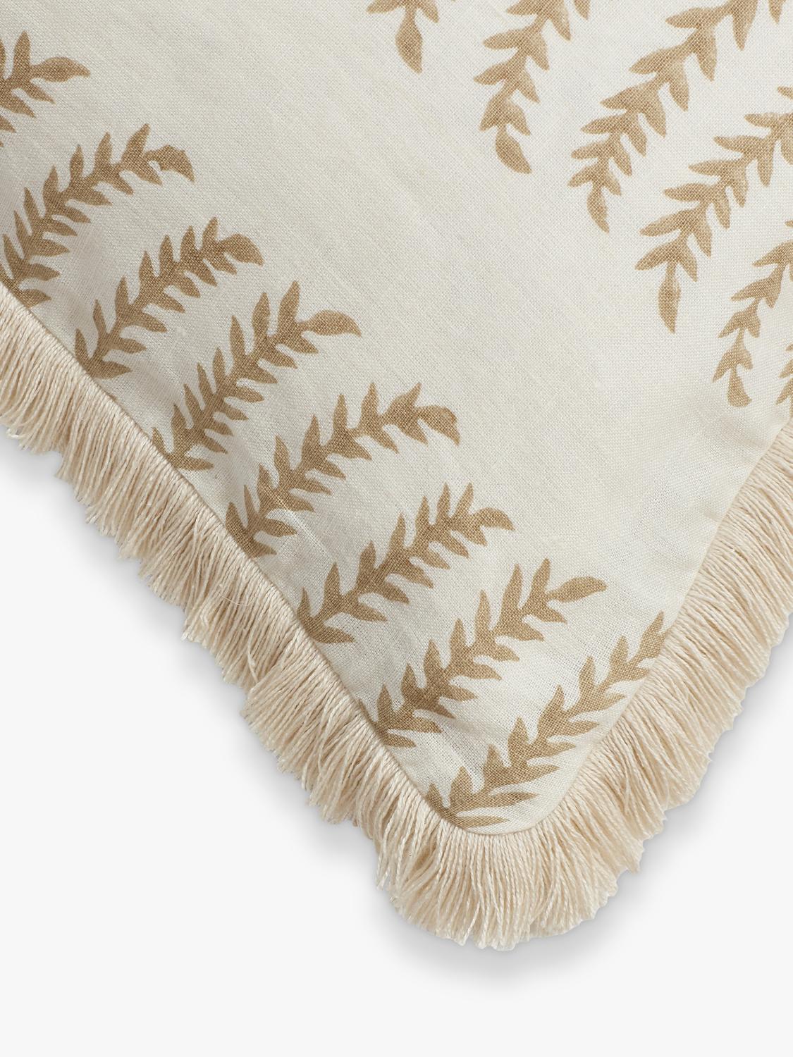 OKA Areca scatter cushion 56x56cm, imported from the UK