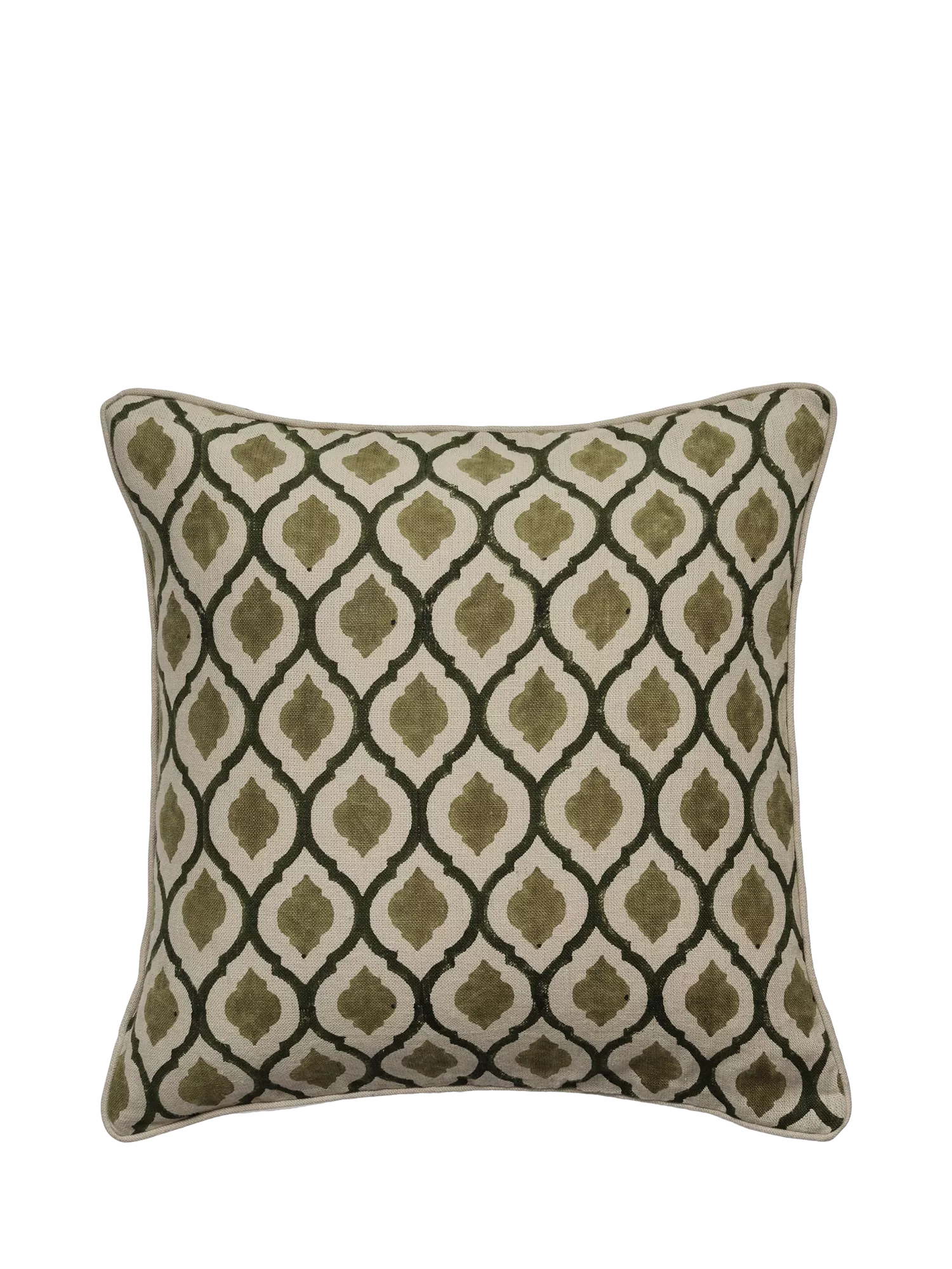 OKA Chadhana linen scatter cushion 51x51cm - British product