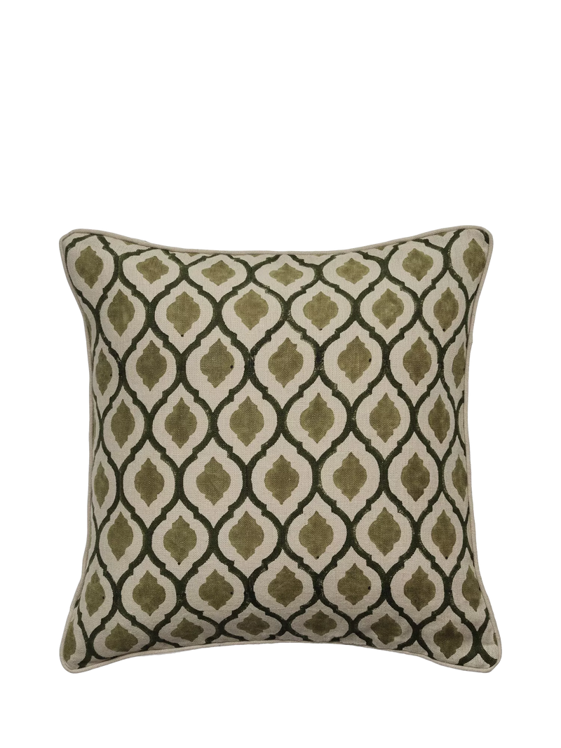 OKA Chadhana linen scatter cushion 51x51cm - British product