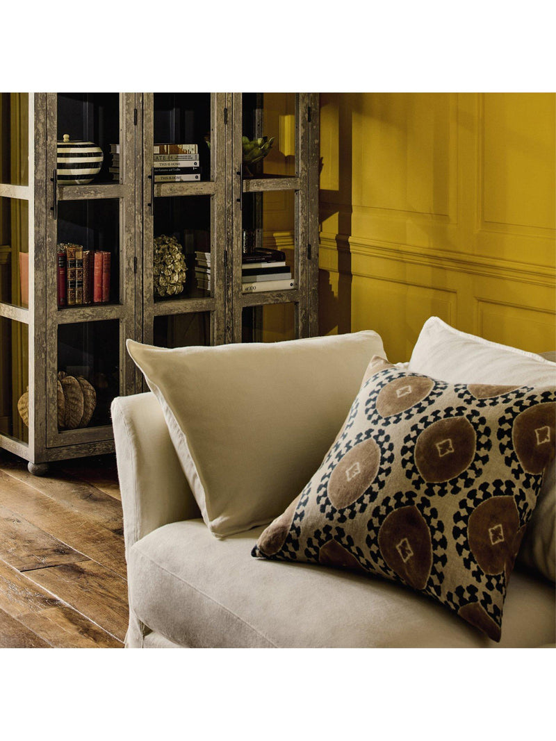 OKA Contorno Cushion 56x56cm linen - British product