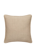OKA Carthew embroidered cushion 51x51cm linen, UK version