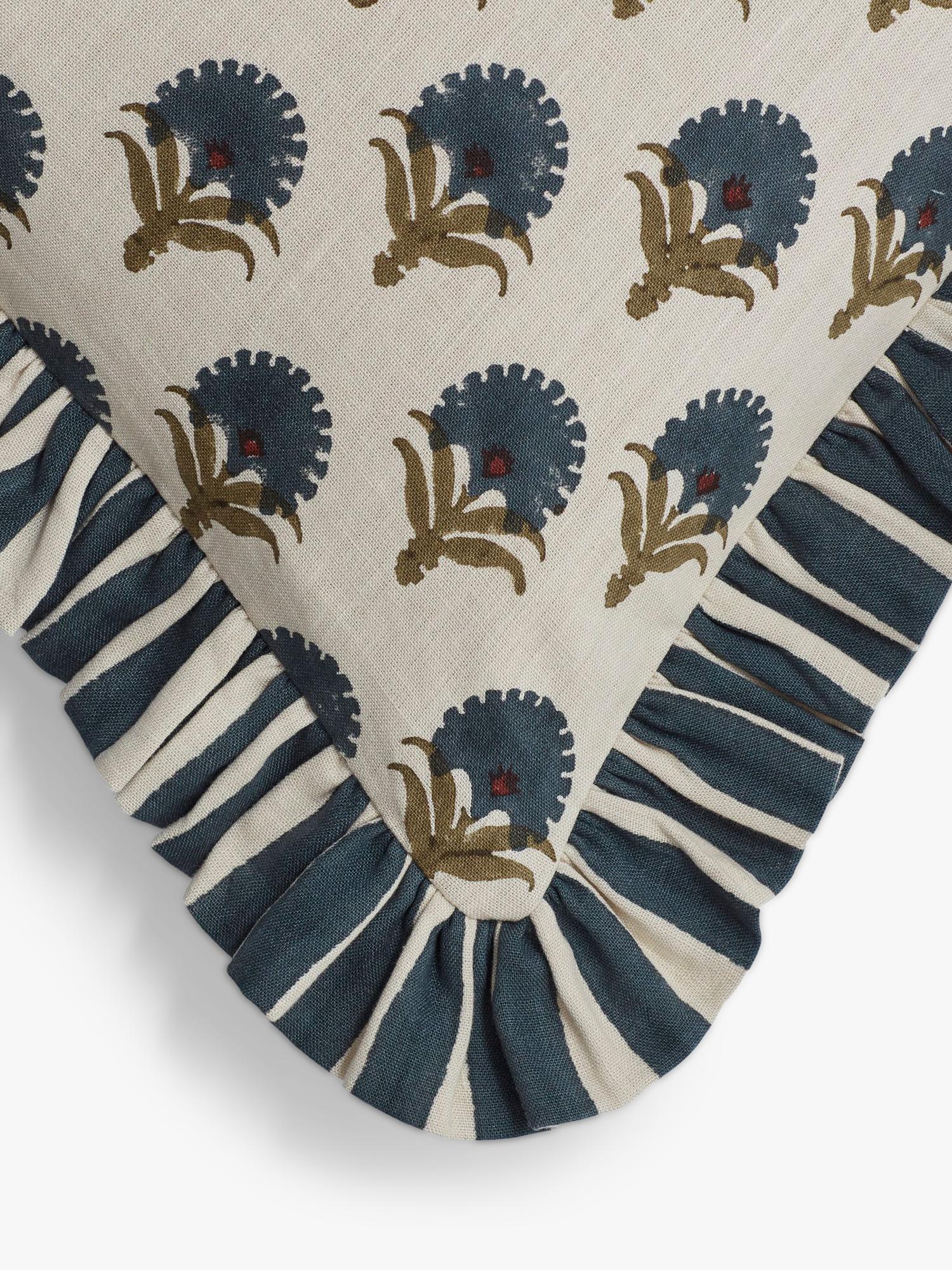 OKA Latkan cushion with flower print 51x51cm, UK version