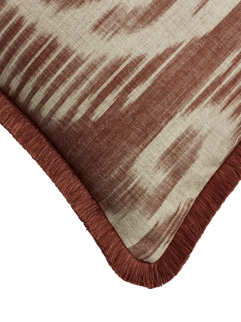 OKA Lillian cushion warm red 51x51cm - British product