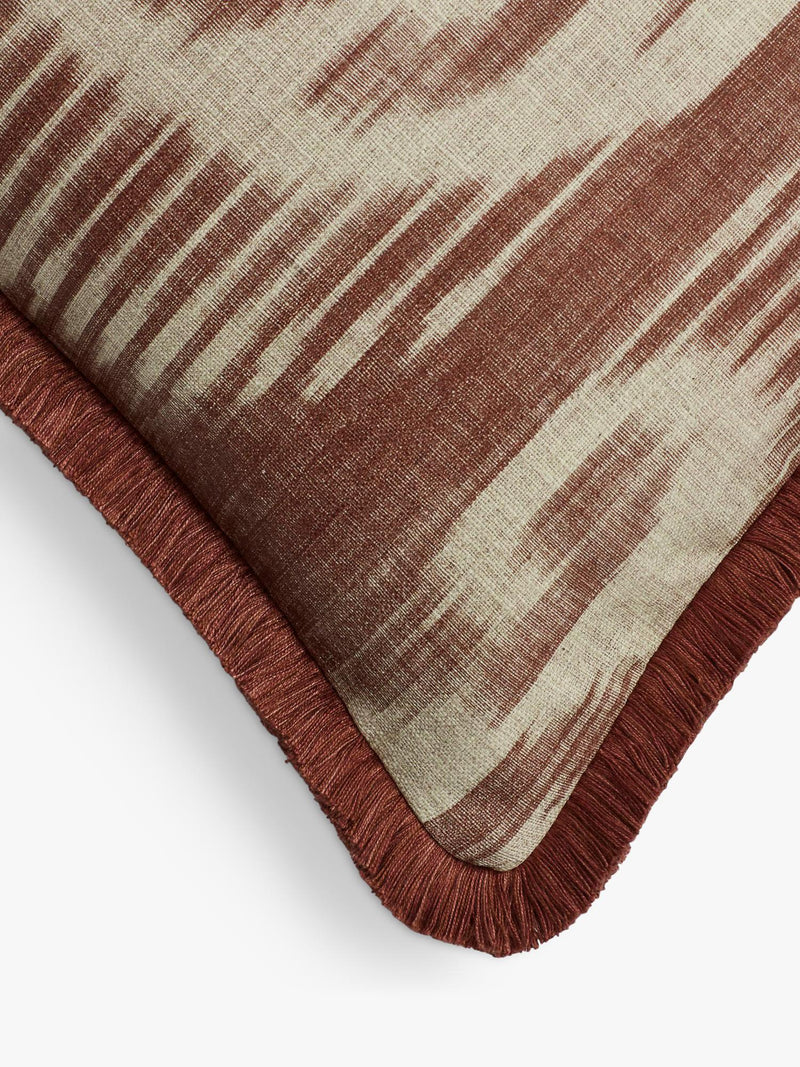 OKA Lillian cushion warm red 51x51cm - British product