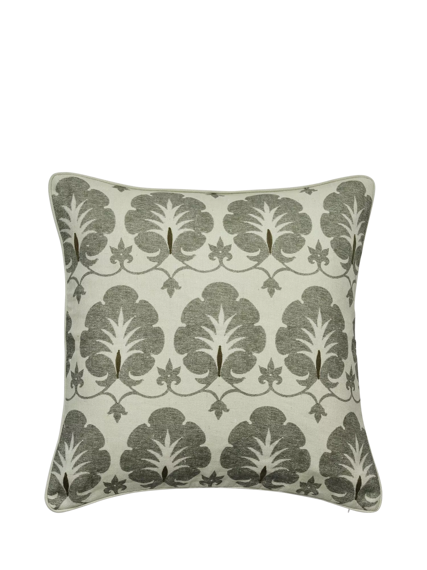 OKA Samamit Dune Green cushion 51x51cm, imported from the UK