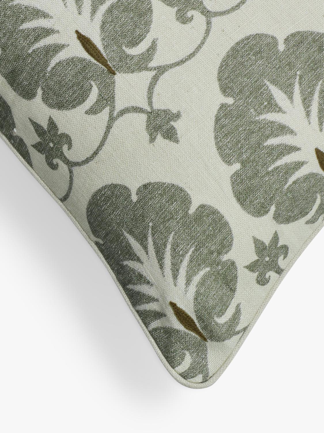 OKA Samamit Dune Green cushion 51x51cm, imported from the UK