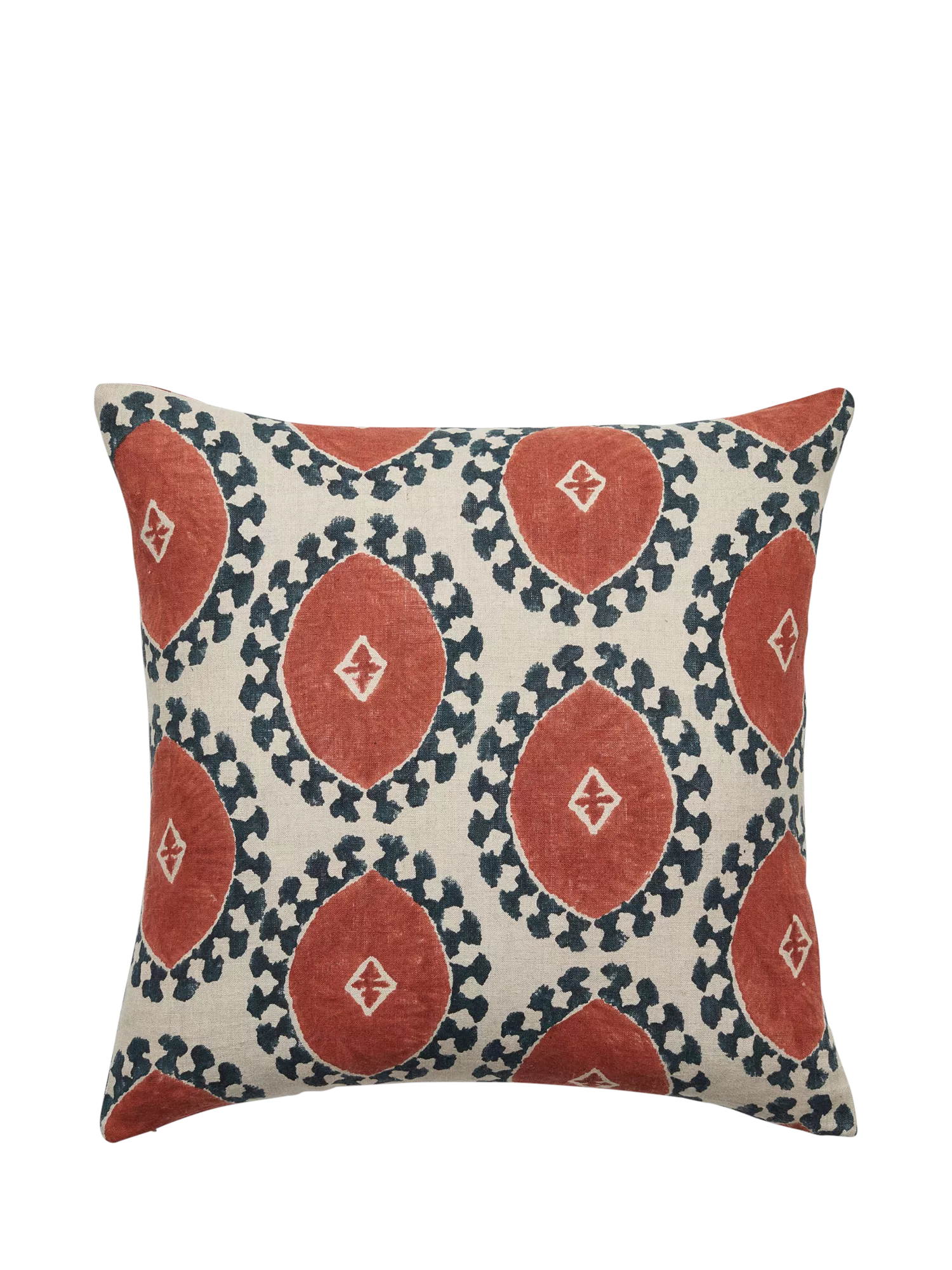 OKA Contorno Cushion 56x56cm linen - British product