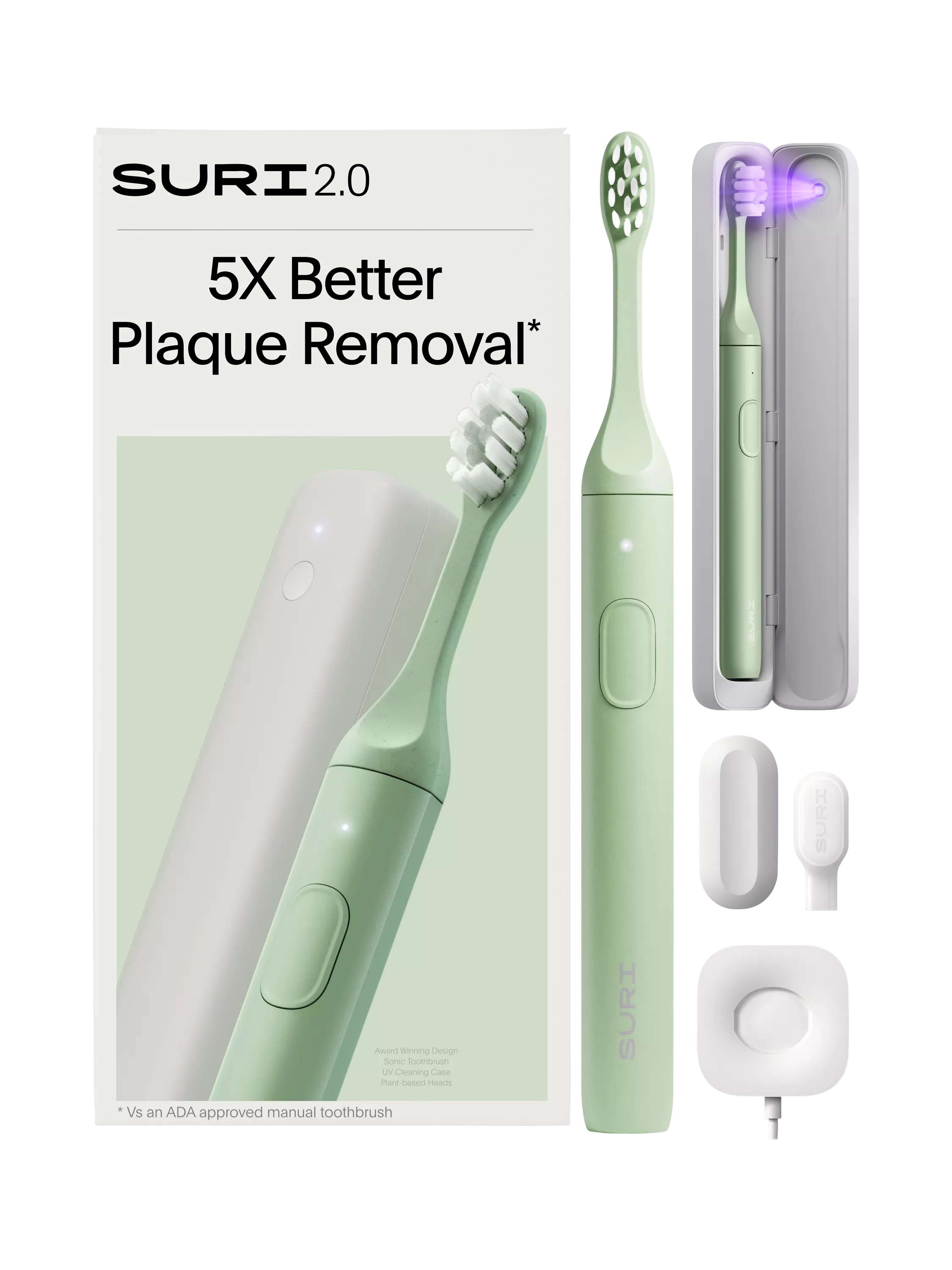 SURI 2.0 Electric Toothbrush, Winter Fern