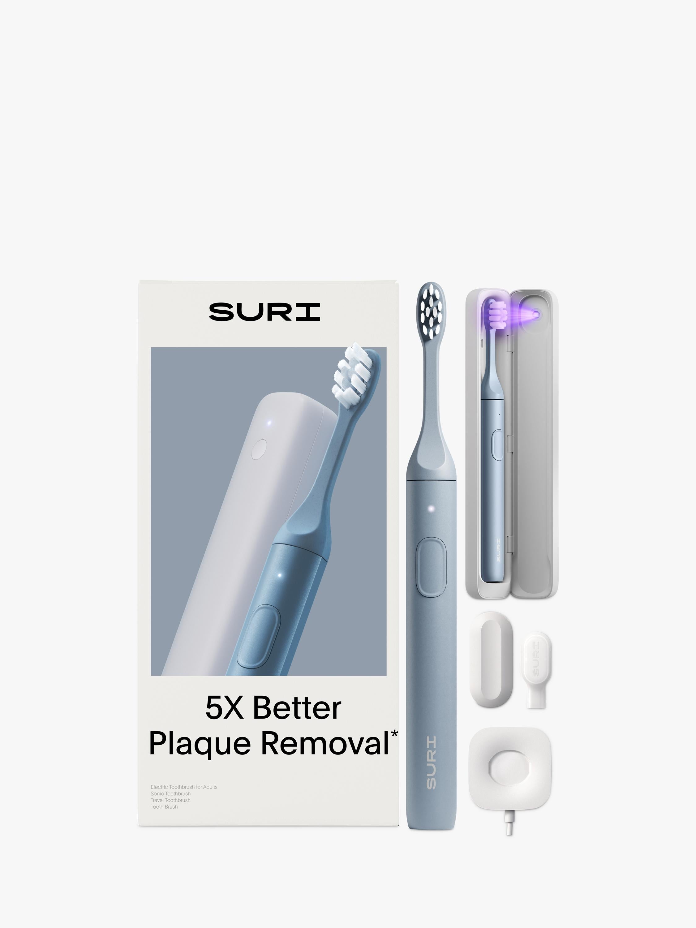 SURI 2.0 electric toothbrush with plant-based head - British brand