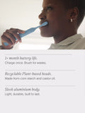 SURI 2.0 electric toothbrush with plant-based head - British brand