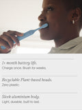 SURI 2.0 electric toothbrush with plant-based head - British brand