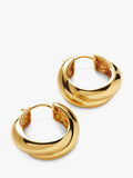 Missoma chunky cross over hoop earrings - British product