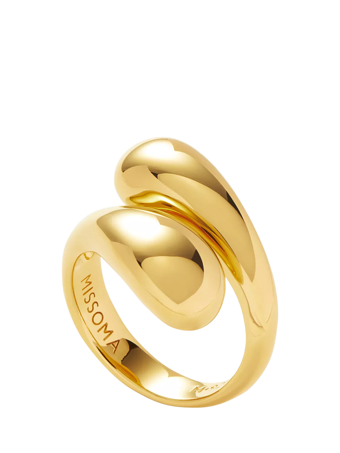Missoma Sculptural Twist Ring, Gold