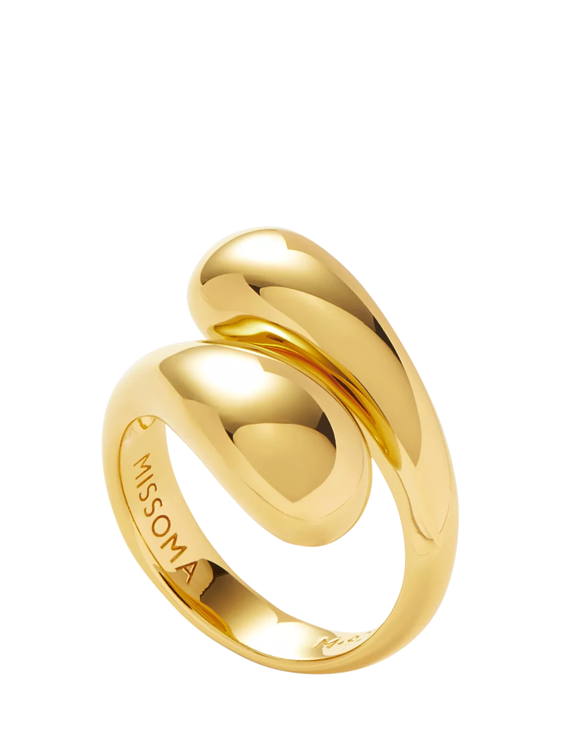 Missoma Sculptural Twist Ring, Gold